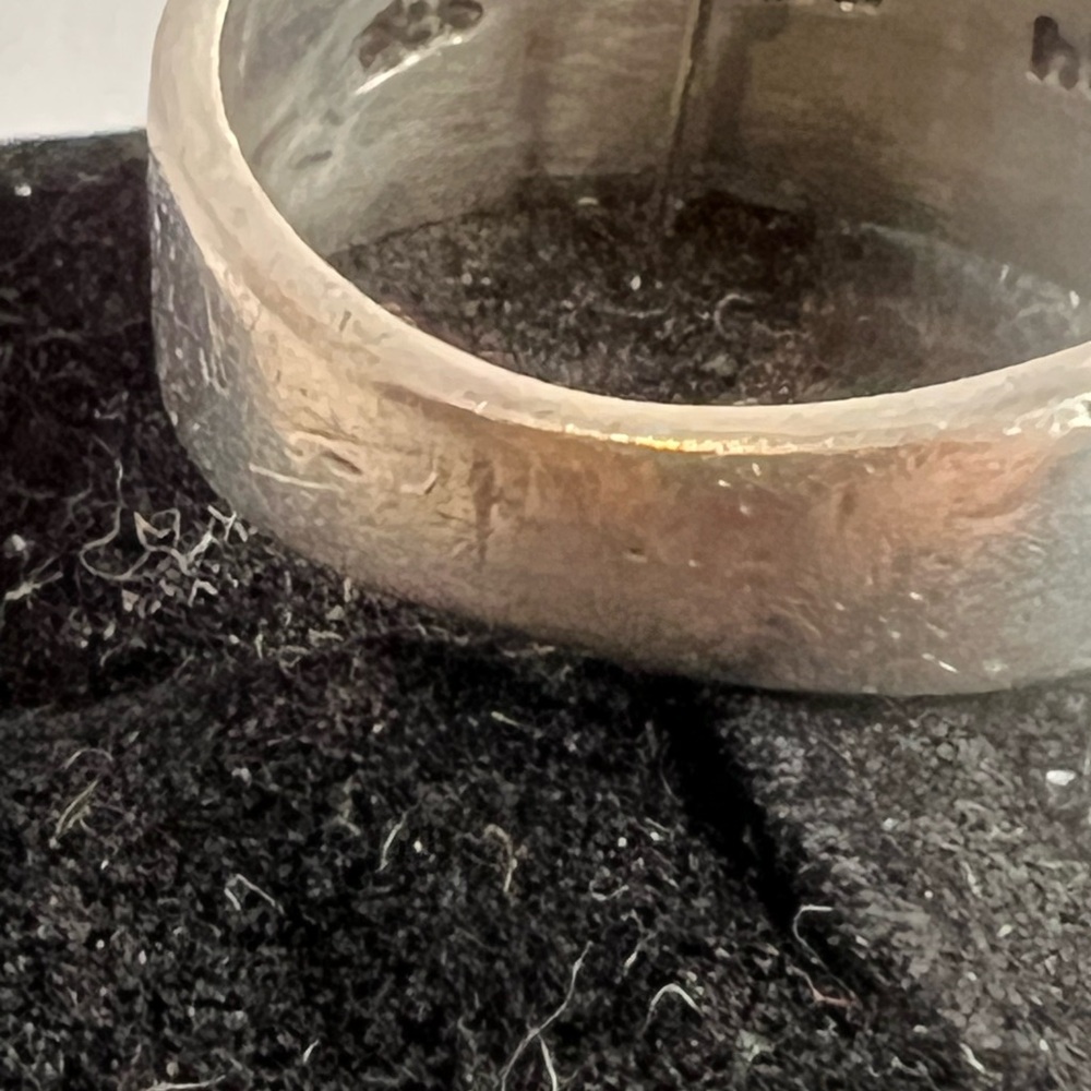 Intricately Designed Sterling Silver Signed Ring - image 2